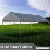 TarpsPlus Valance Tarp Canopy 10' X 30' - Blowout Sale Valance Tarp Canopies