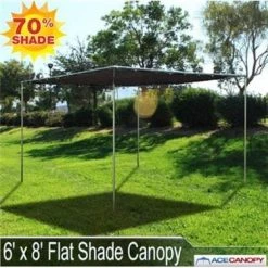TarpsPlus Flat Mesh Tarp Canopy 6' X 8' Flat Tarp Canopies