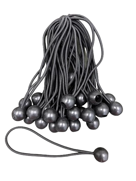Tarpsplus Ball Bungee - 6" Black - 50 Pack Ball Bungees 2 Tarpsplus Ball Bungee - 6" Black - 50 Pack Ball Bungees