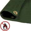 Tarpsplus Flame Retardant Canvas Tarp 10' X 16' 2 Tarpsplus Flame Retardant Canvas Tarp 10' X 16'