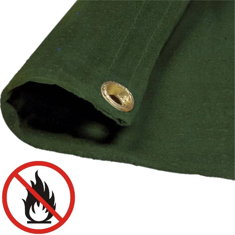 Tarpsplus Flame Retardant Canvas Tarp 10' X 16' 3 Tarpsplus Flame Retardant Canvas Tarp 10' X 16'