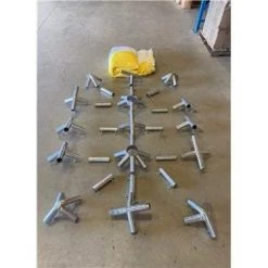 TarpsPlus Party Tent Top & Connector Kit 20' X 40'