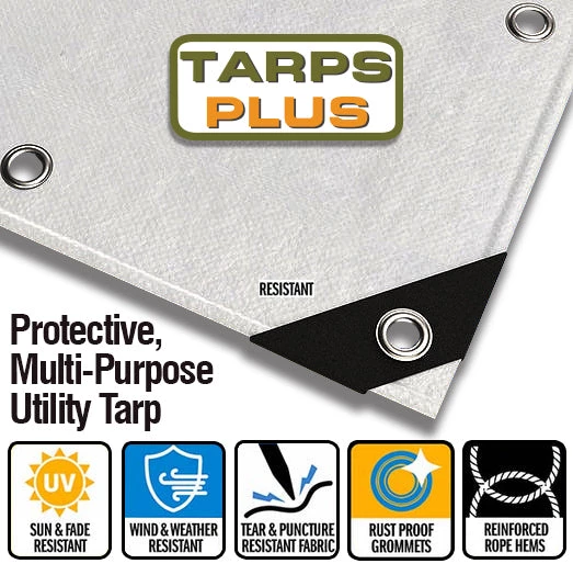 Tarpsplus Heavy Duty Poly Tarps White Poly Tarps 7 Tarpsplus Heavy Duty Poly Tarps White Poly Tarps