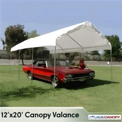 TarpsPlus Valance Tarp Canopies Valance Tarp Canopy 12' X 20'