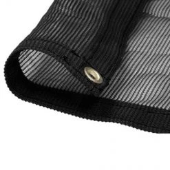 Tarpsplus Black Mesh Tarp 12' X 24' Black Mesh Tarps