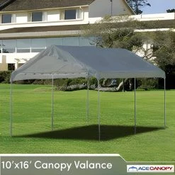 TarpsPlus Valance Tarp Canopies Valance Tarp Canopy 10' X 16'