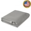 TarpsPlus 18 Oz. Super Vinyl Tarp Gray - 6' X 8'