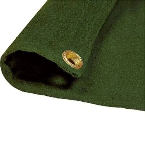 Tarpsplus Green Canvas Tarp 14' X 20' 3 Tarpsplus Green Canvas Tarp 14' X 20'