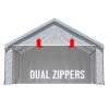 Tarpsplus Peak End Wall W/ Zipper 14' -Blowout Sale