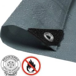 Tarpsplus Silver Fire Retardant Tarps