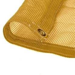 Tarpsplus Tan Mesh Tarp 12' X 24' Tan Mesh Tarps