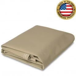Mauritzon 18 Oz. Vinyl Tarps - Tan Super Heavy Duty Vinyl Tarps