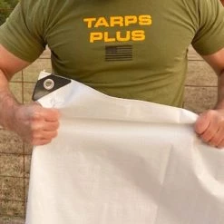 Tarpsplus White Fire Retardant Tarps