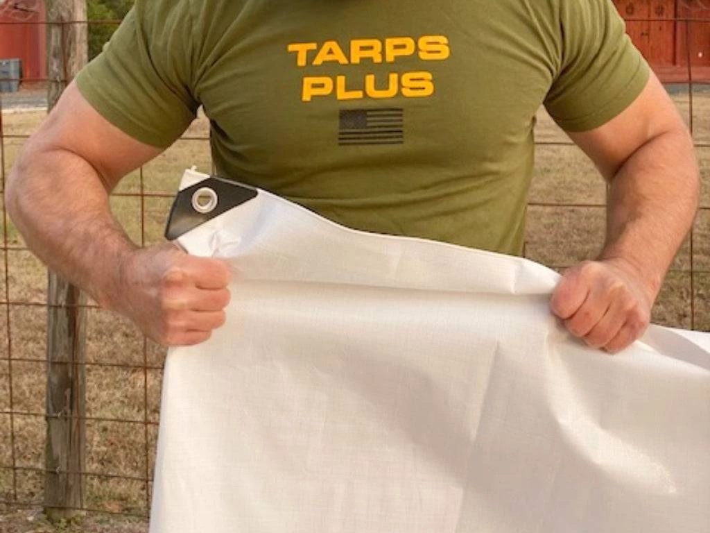 Tarpsplus White Fire Retardant Tarps 4 Tarpsplus White Fire Retardant Tarps