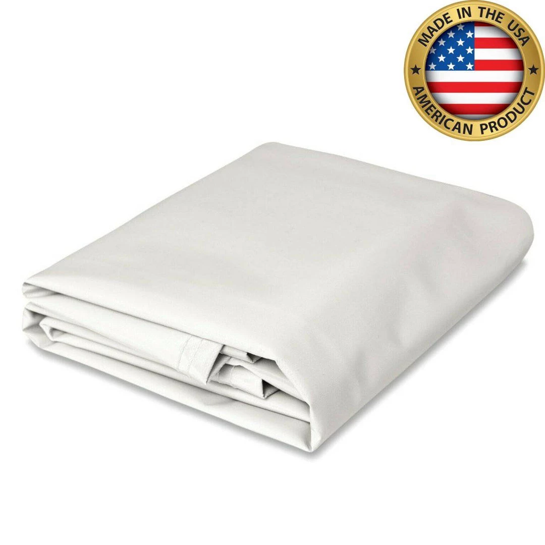 Mauritzon 18 Oz. Vinyl Tarps - White 3 Mauritzon 18 Oz. Vinyl Tarps - White